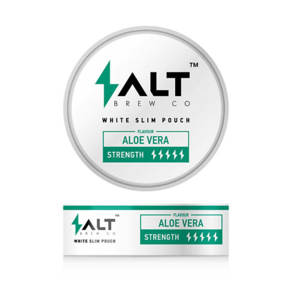 SALT Switch Nicotine pouches - Aloe Vera Slim All White 🌱