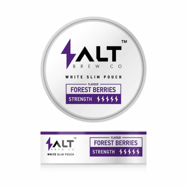 SALT Switch Nicotine pouches - Forest Berries Slim All White 🌳🫐