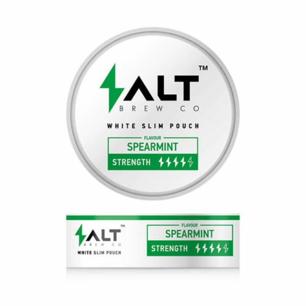 SALT Switch Nicotine pouches - Spearmint Slim All White 🍃